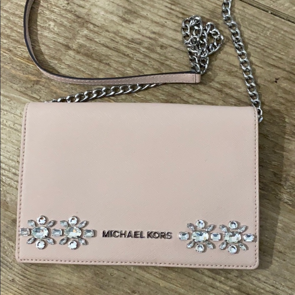 Pale pink Michael Kors crossbody